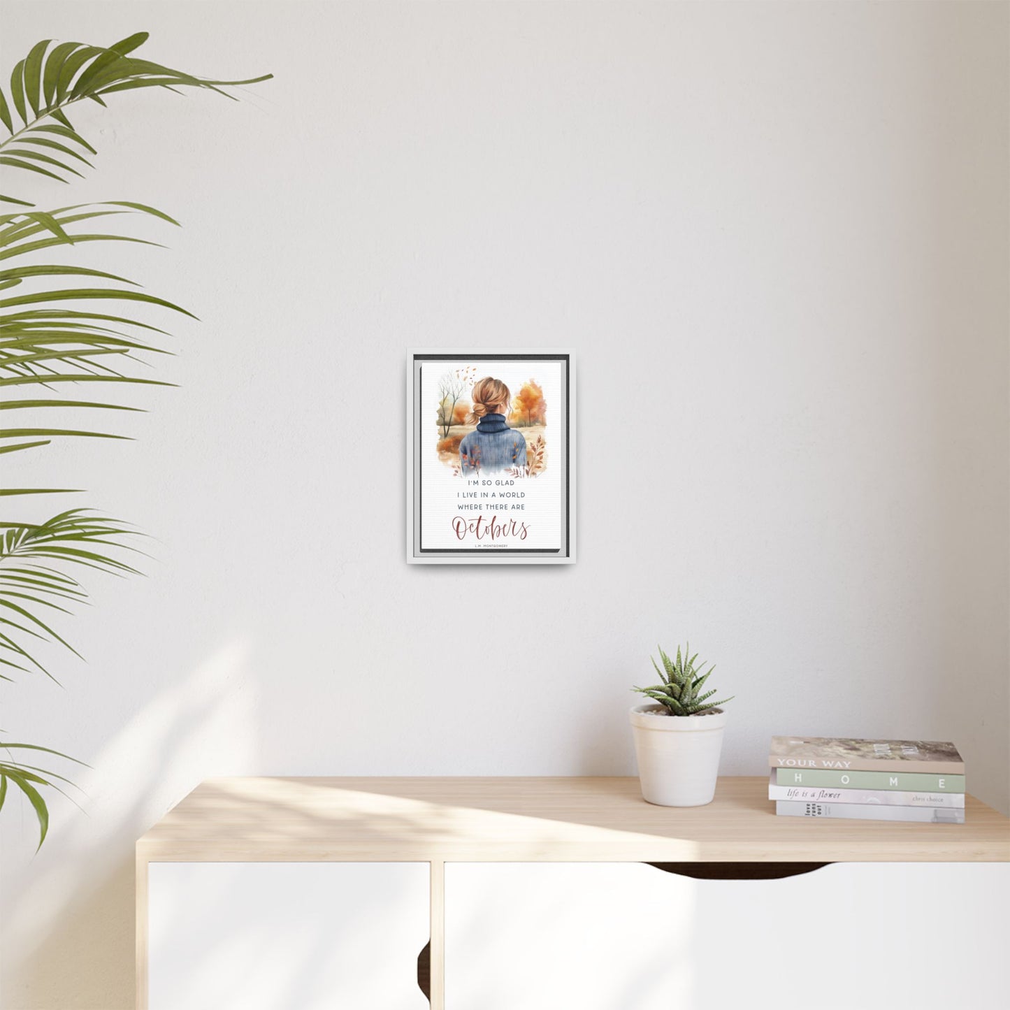 Octobers Framed Canvas Art Print