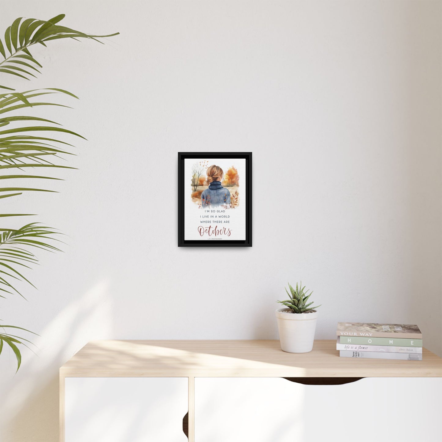 Octobers Framed Canvas Art Print